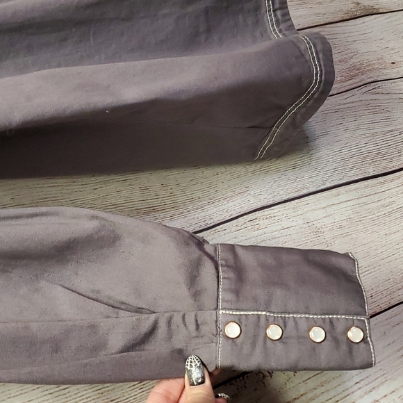 Free People Purple Oversized Shaket - Size Medium - Picture 8 of 14